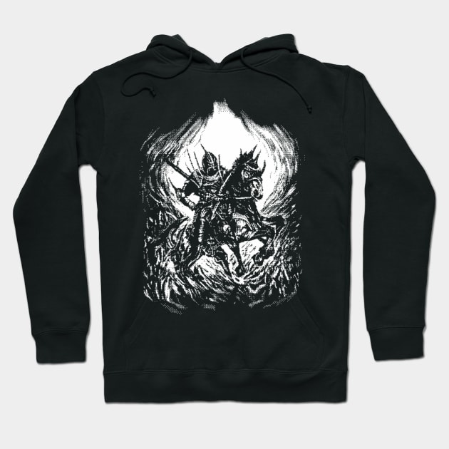 Warrior on horseback Hoodie by Lolebomb